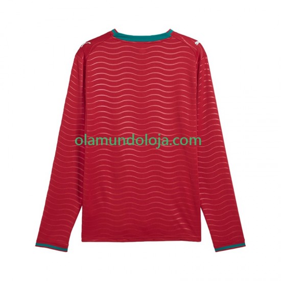 Camisola Portugal Homem Equipamento Primeiro Copa do Mundo 2026 Manga Comprida